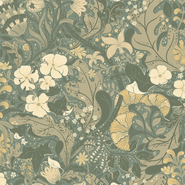 Midbec MB83104 Hjarterum Elise - tapeta w kwiaty