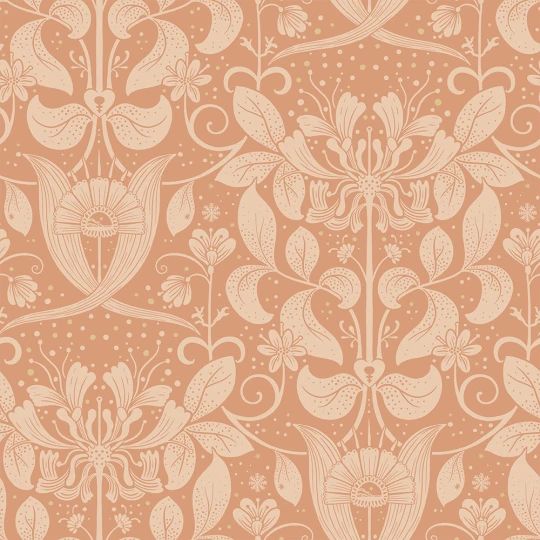Midbec MB83128 Hjarterum Eva - tapeta w ornamenty roślinne