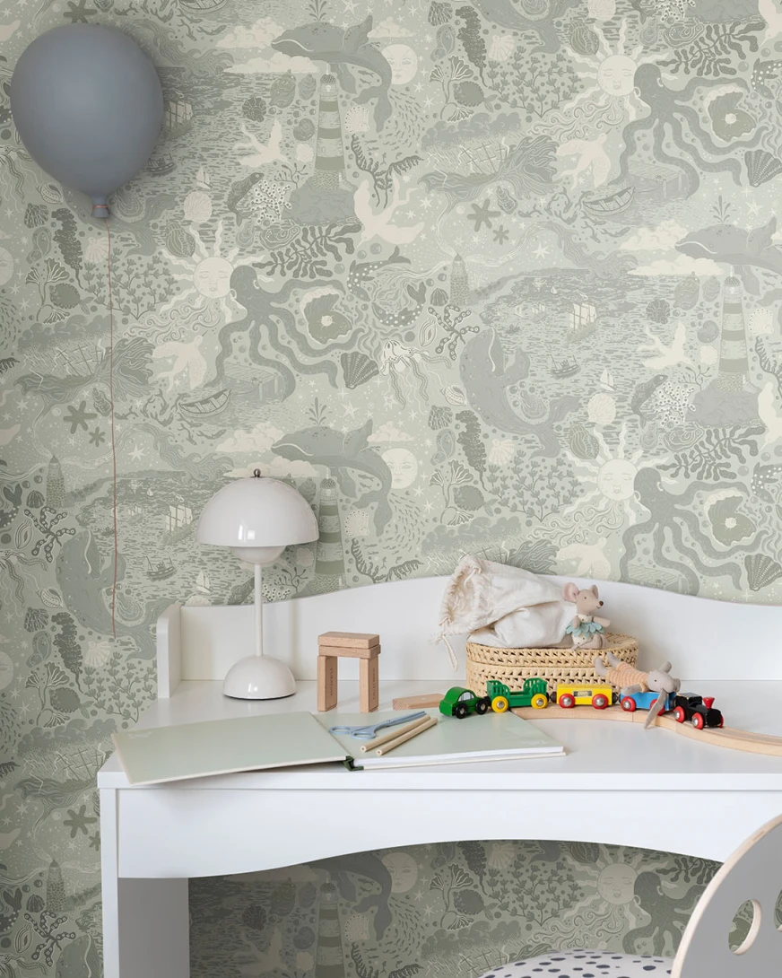 Midbec MB29017 Resan Havet - tapeta dla dzieci w morski motyw