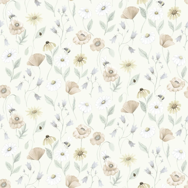 Midbec MB43101 Rosenlycka Blaklocka - tapeta w kwiaty