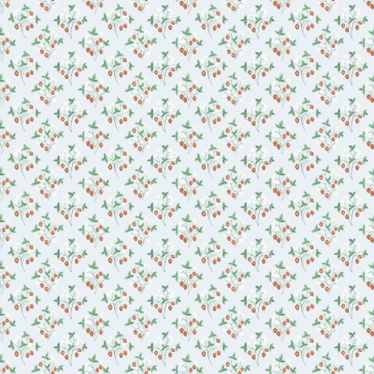 Midbec MB43125 Rosenlycka Jordgubbar - tapeta w truskawki
