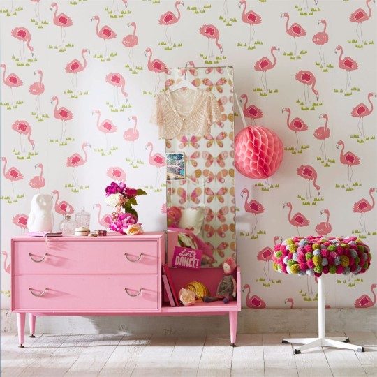Tapeta Scion Guess Who? 111277 Felicity Flamingo