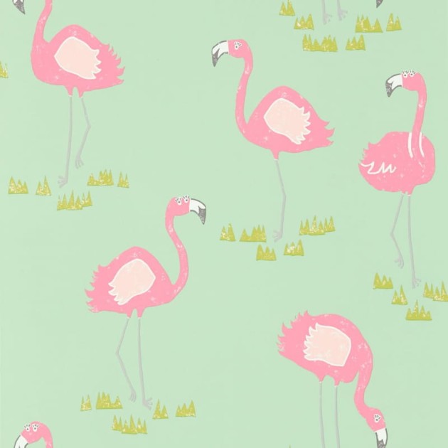 Tapeta Scion Guess Who? 111278 Felicity Flamingo