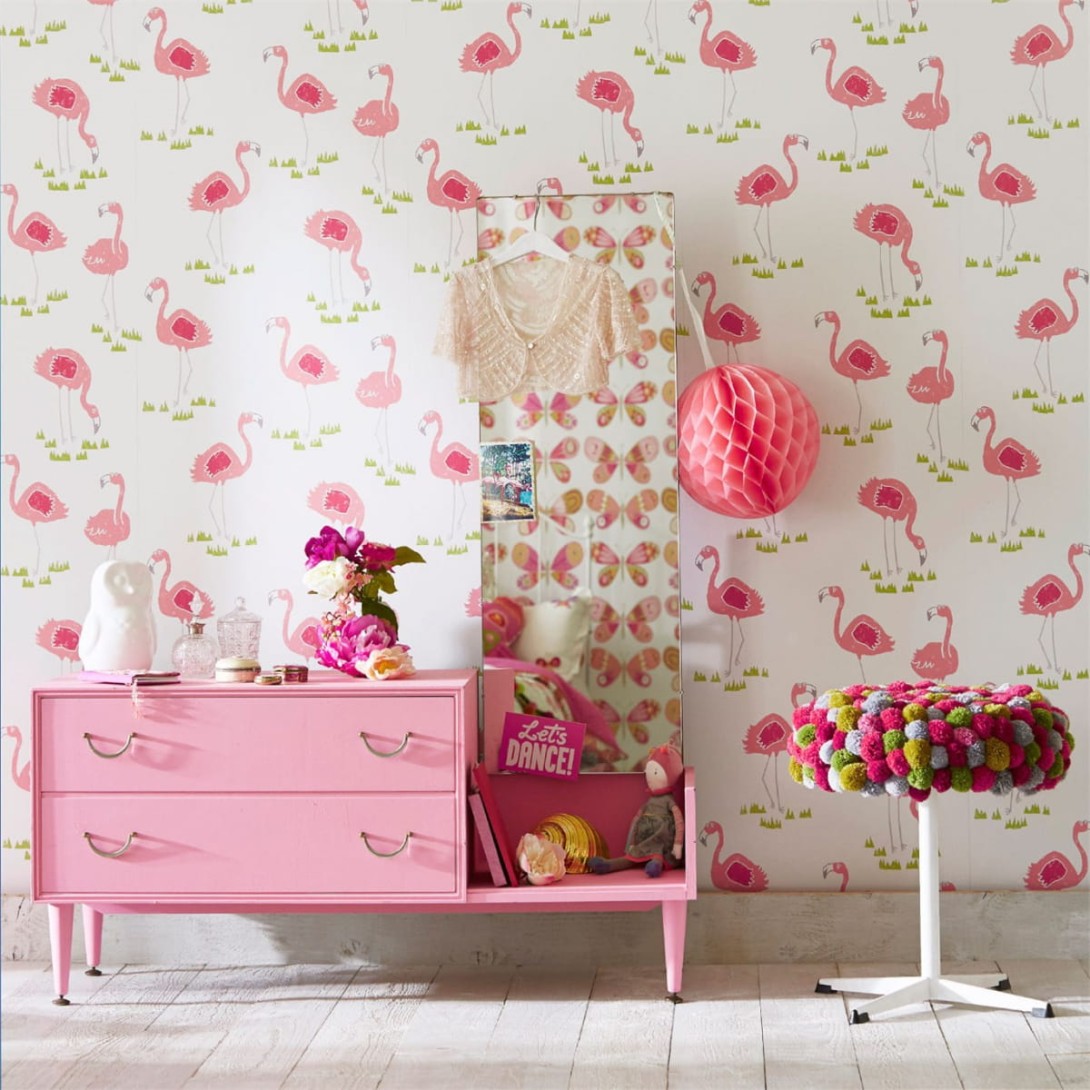 Tapeta Scion Guess Who? 111278 Felicity Flamingo