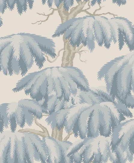 Sandberg S10665 Villa Como Alba Light Blue - tapeta w drzewa