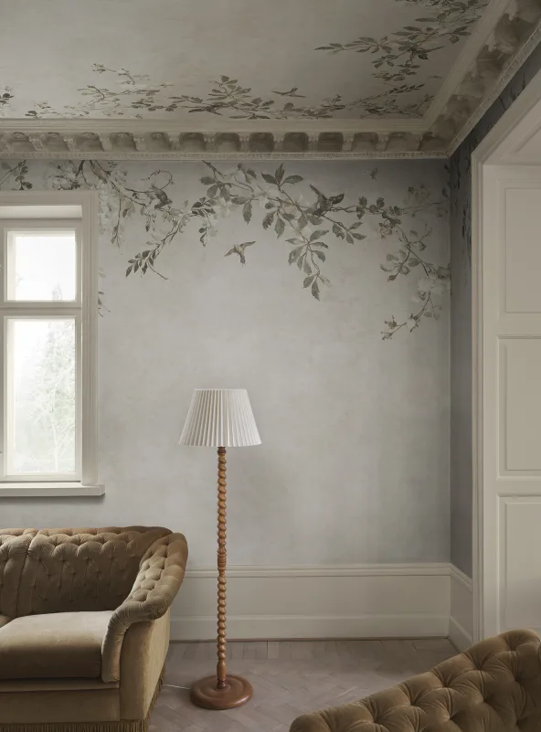 Sandberg S10810 Villa Como Nico Sand - mural z roślinną pergolą