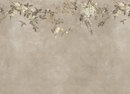 Sandberg S10811 Villa Como Nico Beige - mural z roślinną pergolą