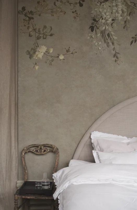 Sandberg S10811 Villa Como Nico Beige - mural z roślinną pergolą