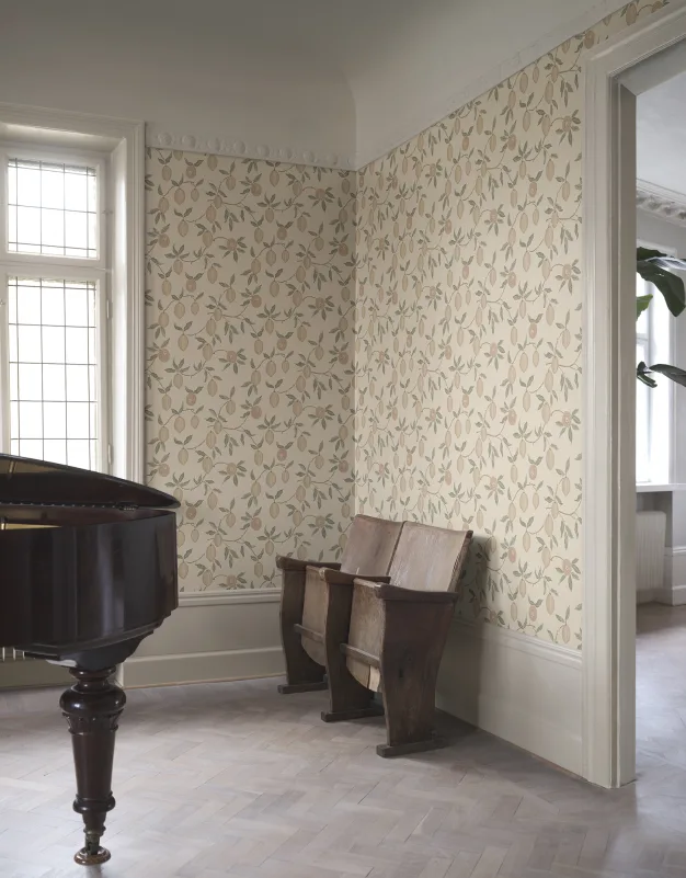 Sandberg S10667 Villa Como Limone Blush - tapeta w cytryny