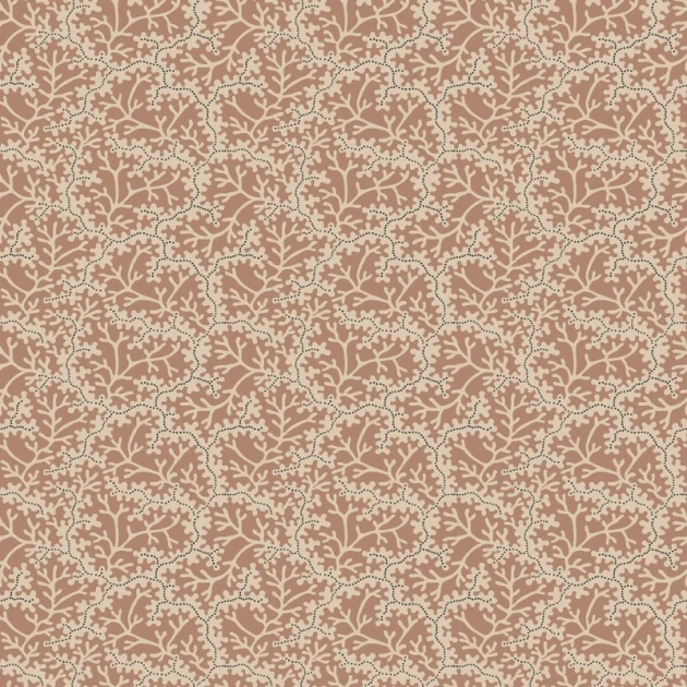 Sandberg S10672 Villa Como Coral Terracotta - tapeta roślinna
