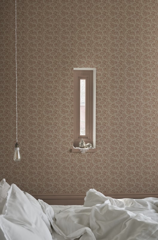 Sandberg S10672 Villa Como Coral Terracotta - tapeta roślinna