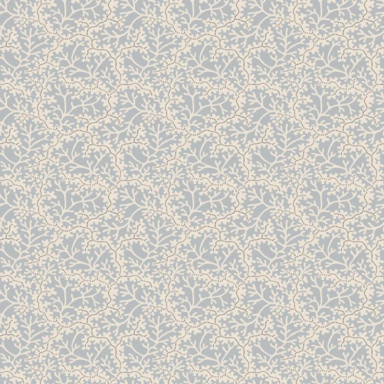 Sandberg S10673 Villa Como Coral Light Blue - tapeta roślinna