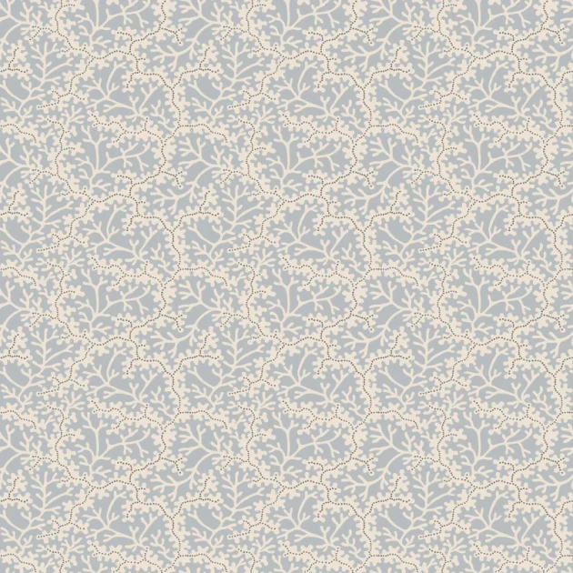 Sandberg S10673 Villa Como Coral Light Blue - tapeta roślinna