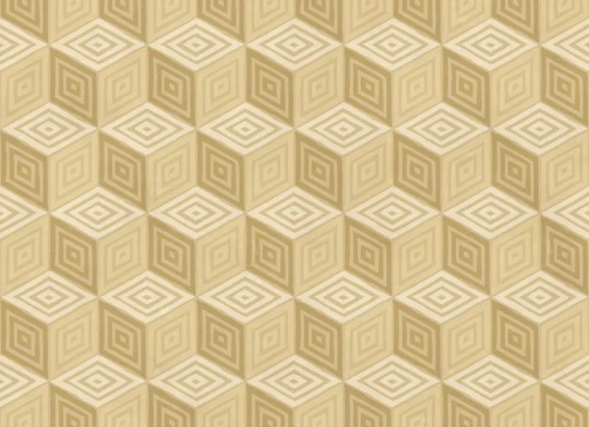 Sandberg S10691 Villa Como Chiara Honey - mural geometryczny 3D retro