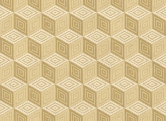 Sandberg S10691 Villa Como Chiara Honey - mural geometryczny 3D retro