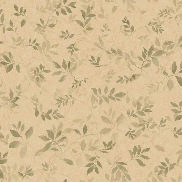 Sandberg S10676 Villa Como Mila Olive Green - tapeta w gałązki i liście