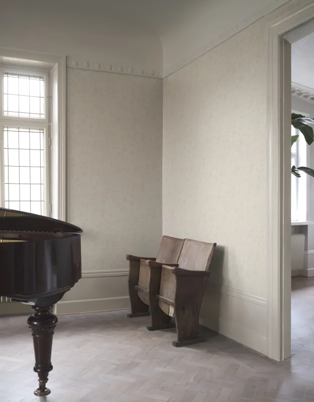 Sandberg S10677 Villa Como Mila Beige - tapeta w gałązki i liście