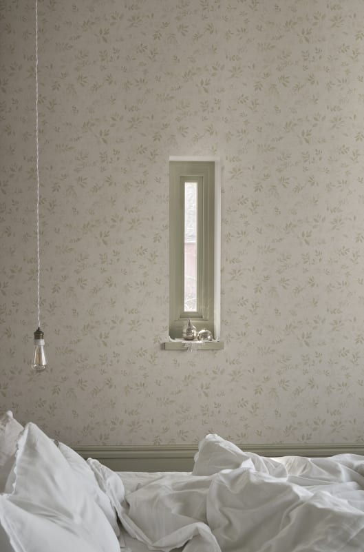 Sandberg S10678 Villa Como Mila Light Green - tapeta w gałązki i liście