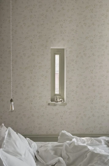 Sandberg S10678 Villa Como Mila Light Green - tapeta w gałązki i liście