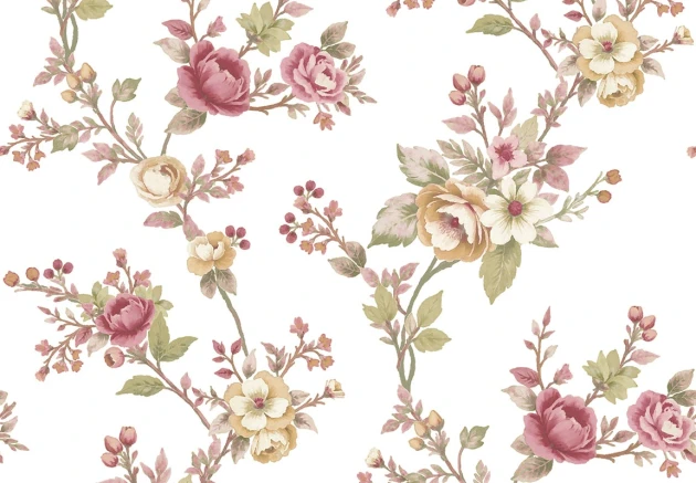 Cristiana Masi 8326 Blooming Garden Dafne - tapeta w ornament kwiatowy