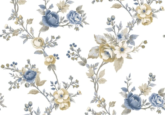 Cristiana Masi 8327 Blooming Garden Dafne - tapeta w ornament kwiatowy