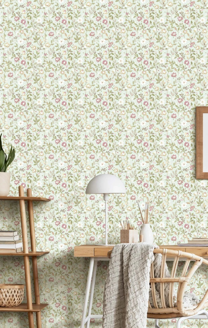 Cristiana Masi 8352 Blooming Garden Lilia - tapeta w ornament roślinny