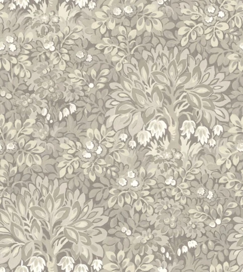 Rebel Walls R21673 Botanical Gardens Flower Tree Beige - mural w ornament z drzewami