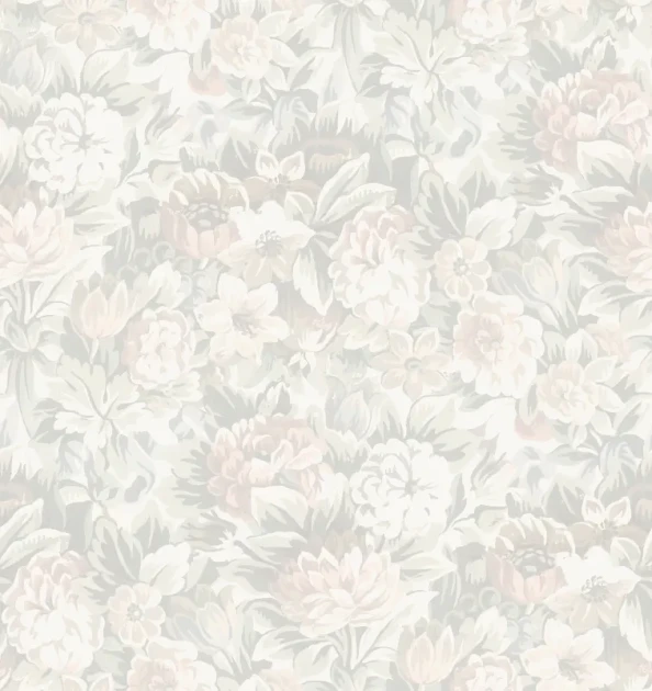 Rebel Walls R21671 Botanical Gardens Heritage Floral Light - mural w kwiaty i liście