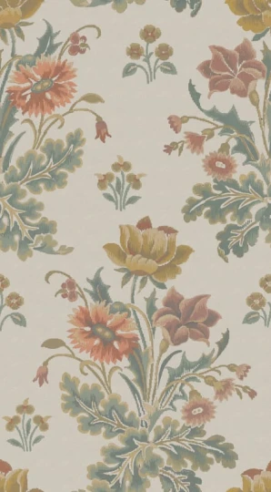Rebel Walls R21681 Botanical Gardens Meadow Bouquet Beige - mural w bukiety