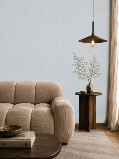 Vinylpex W2992.109.004 Cavo - tapeta obiektowa jak tkanina szaroniebieska