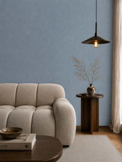 Vinylpex W2992.109.009 Cavo - tapeta obiektowa jak tkanina niebieska