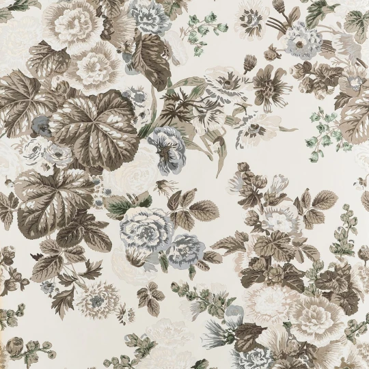Thibaut T10511 Boxwood Hidcote Neutral - tapeta w kwiaty