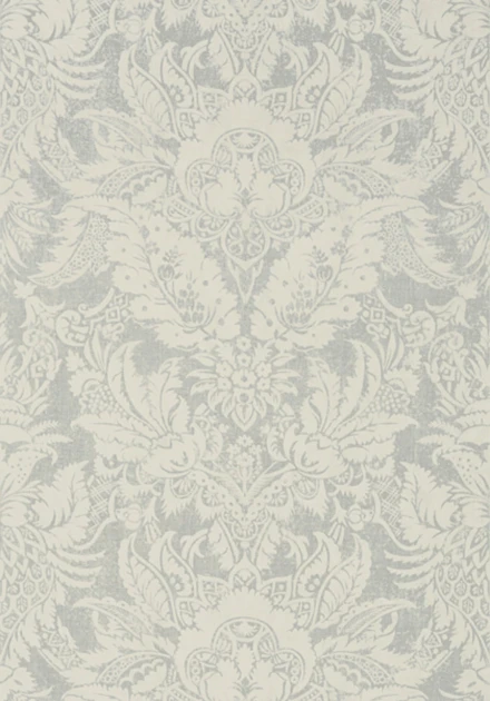 Thibaut T72582 Chestnut Hill Chardonnet Damask Grey - tapeta w ornamenty roślinne