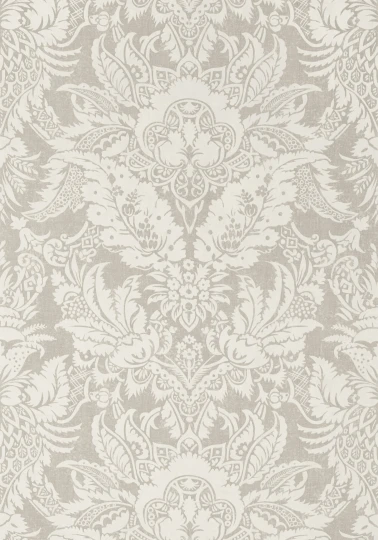 Thibaut T72586 Chestnut Hill Chardonnet Damask Beige - tapeta w ornamenty roślinne