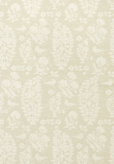 Thibaut T72598 Chestnut Hill Allaire Beige - tapeta w rośliny i ptaki