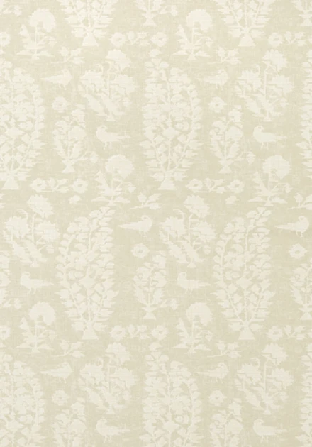 Thibaut T72598 Chestnut Hill Allaire Beige - tapeta w rośliny i ptaki