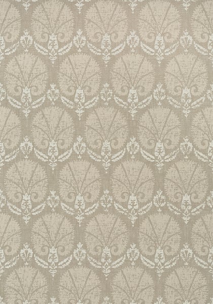 Thibaut T72609 Chestnut Hill Turkish Damask Taupe - tapeta w roślinne ornamenty