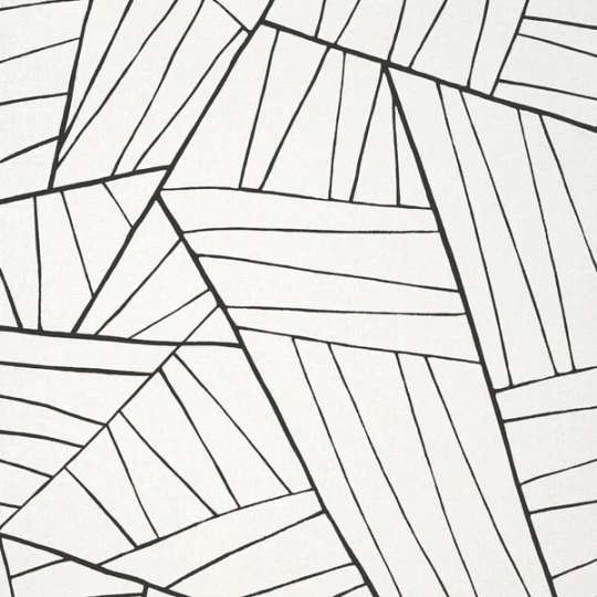 Thibaut T10444 Modern Resource 2 Jordan Black on White - tapeta w abstrakcyjne linie