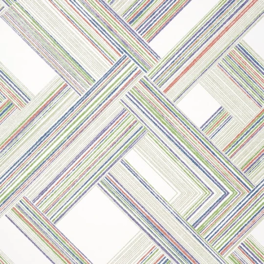 Thibaut T10451 Modern Resource 2 Telaio Brights - tapeta geometryczna retro