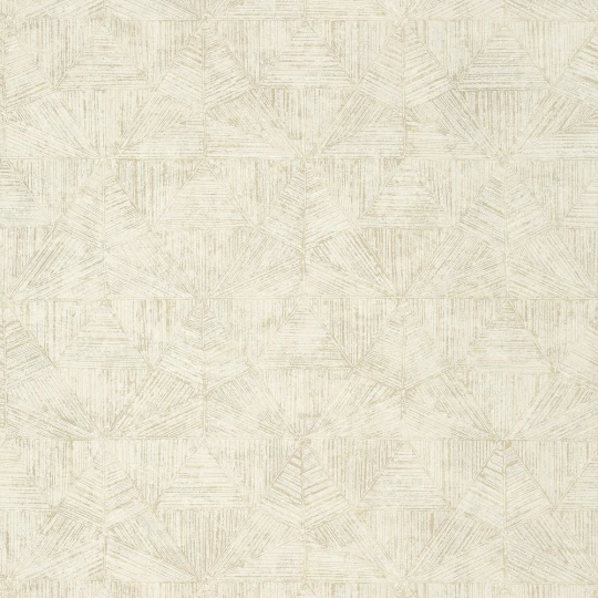 Thibaut T10459 Modern Resource 2 Crystalla Beige - tapeta strukturalna w trójkąty