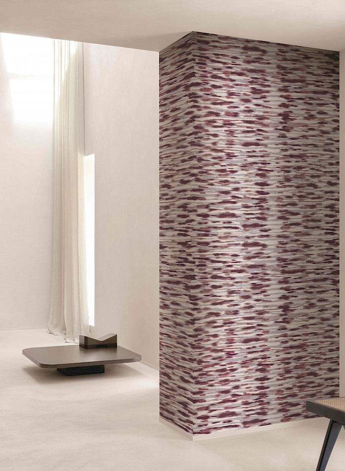 Khroma DGERO504-260 Erosion Mimicry Burgundy - mural lniany abstrakcyjny