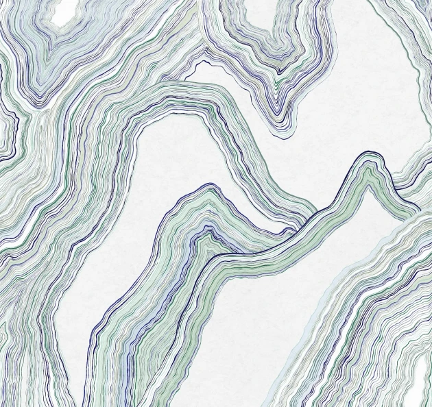 Khroma DGERO1042-260 Erosion Dirillo Aqua - mural w przekrój kamienia