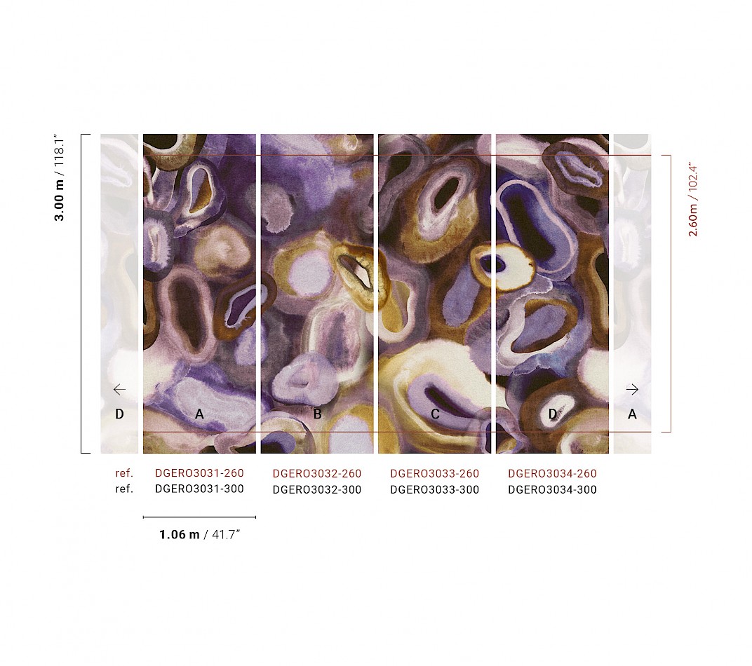 Khroma DGERO3031-260 Erosion Acharius Astral - mural abstrakcyjny