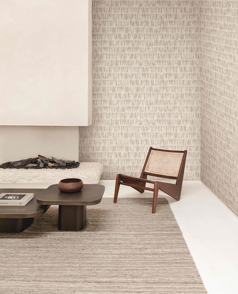 Khroma ERO301 Erosion Erosio Sand - tapeta abstrakcyjna