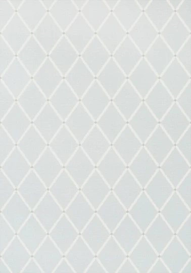 Thibaut T72633 Chestnut Hill Pompton Trellis Aqua - tapeta geometryczna w kratownicę