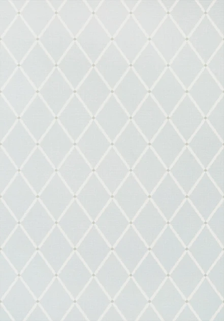 Thibaut T72633 Chestnut Hill Pompton Trellis Aqua - tapeta geometryczna w kratownicę
