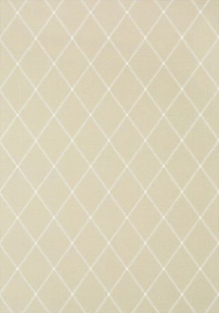 Thibaut T72638 Chestnut Hill Pompton Trellis Taupe - tapeta geometryczna w kratownicę