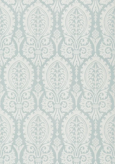 Thibaut T72625 Chestnut Hill Sir Thomas Aqua - tapeta w roślinny wzór
