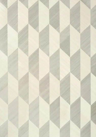 Thibaut T10436 Modern Resource 2 Paragon Grey - tapeta geometryczna z forniru drewnianego