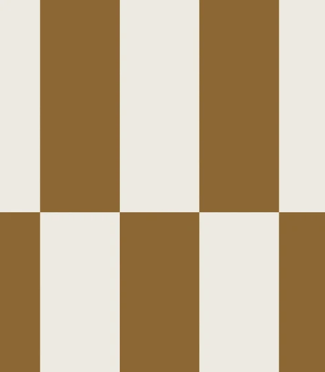 Wallcolors Pure Forms Tetris Brown - tapeta geometryczna